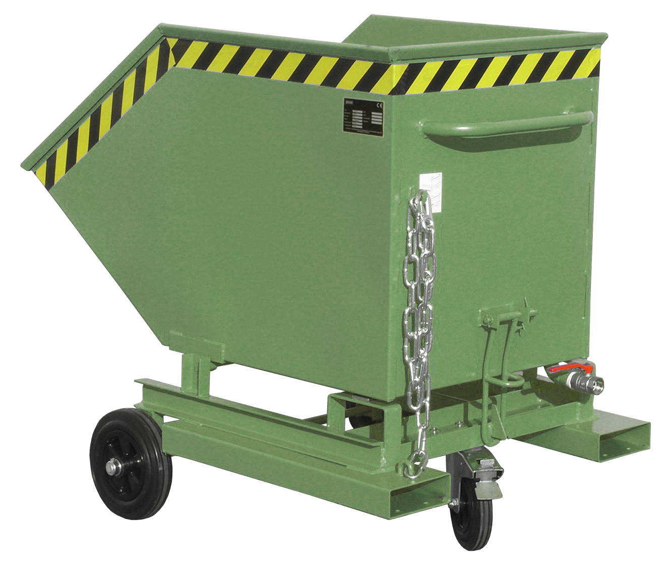 Späne-Kastenwagen Typ SKW-ET RAL 6011 Resedagrün